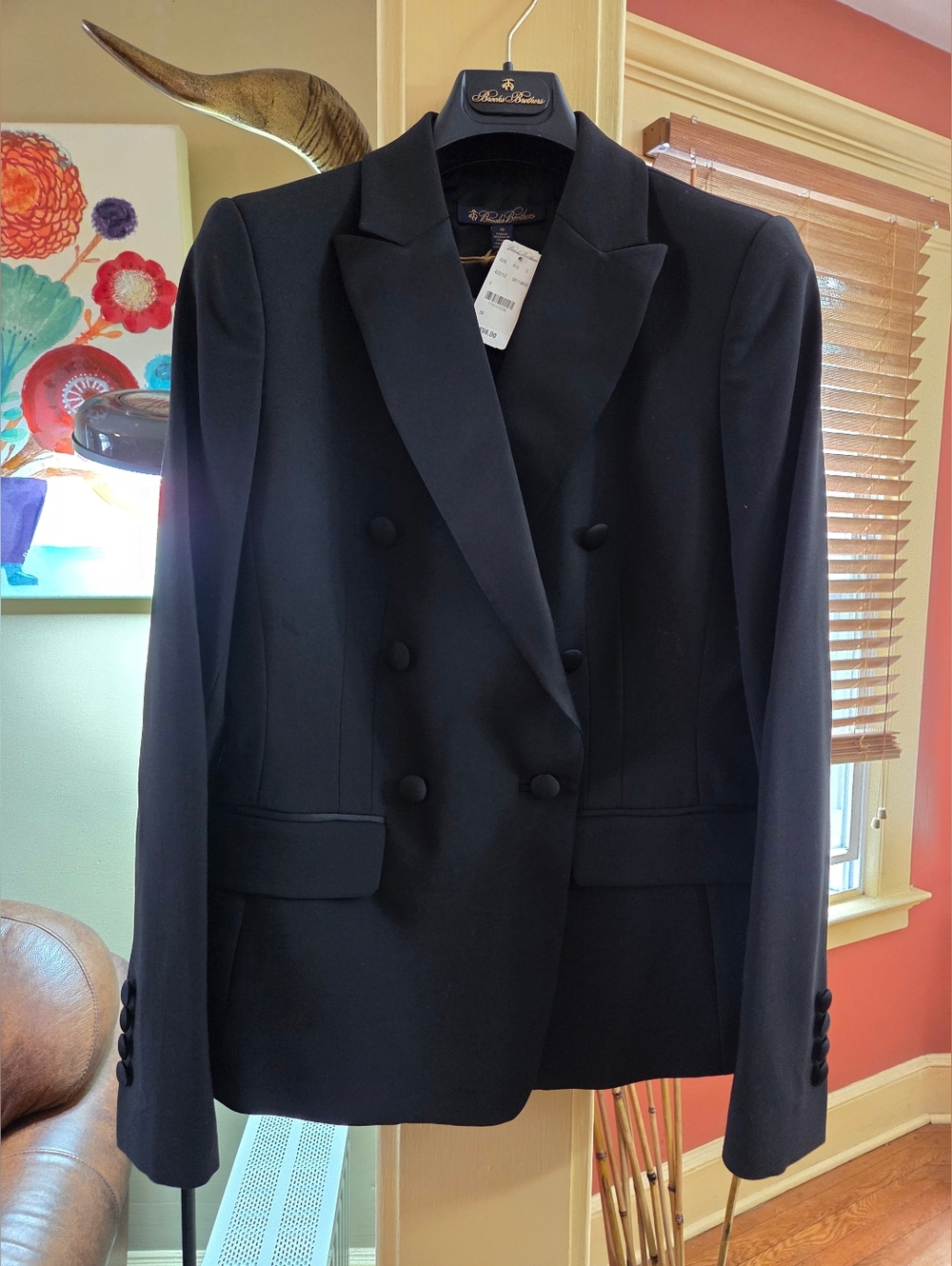 Womens Brooks Brothers Tuexdo Style Jacket, Size 10